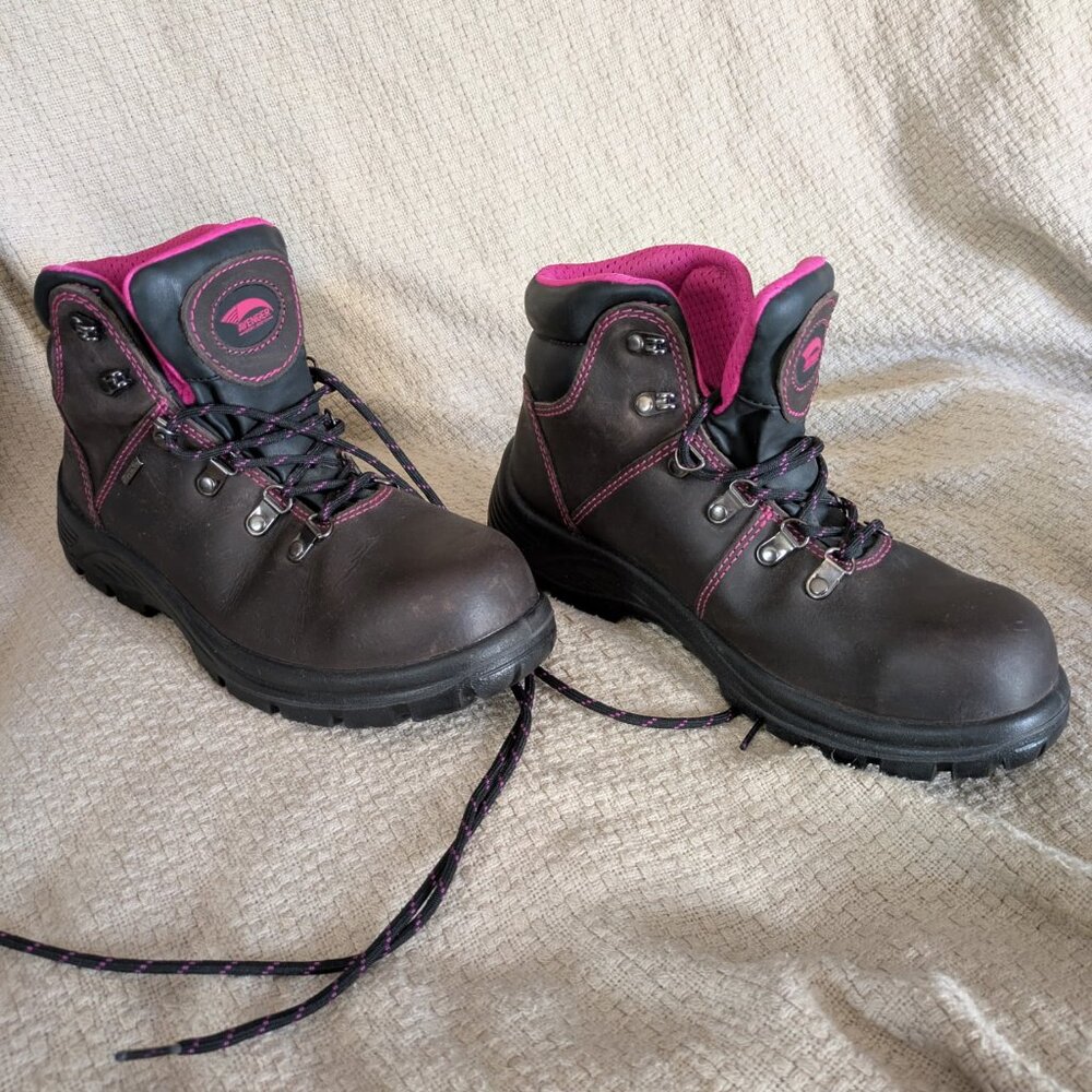 Avenger Women's Waterproof Steel-Toe Safety Boots Size 7 - Picture 5 of 6